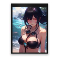 Anime Girl Bikini Poster