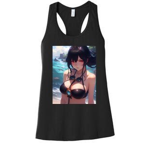 Anime Girl Bikini Women's Racerback Tank