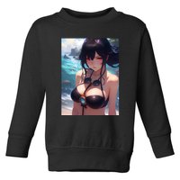 Anime Girl Bikini Toddler Sweatshirt