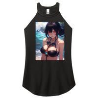 Anime Girl Bikini Women's Perfect Tri Rocker Tank