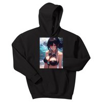 Anime Girl Bikini Kids Hoodie