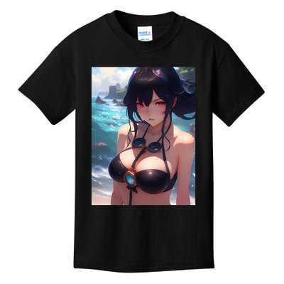 Anime Girl Bikini Kids T-Shirt