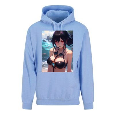 Anime Girl Bikini Unisex Surf Hoodie