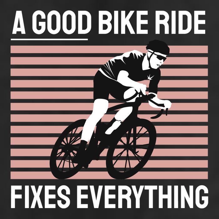 A Good Bike Ride Fixes Everything 11oz C Handle Ceramic Mug