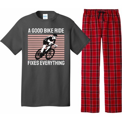 A Good Bike Ride Fixes Everything Pajama Set