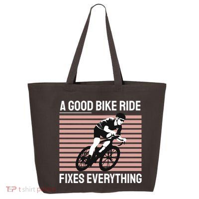 A Good Bike Ride Fixes Everything 25L Jumbo Tote