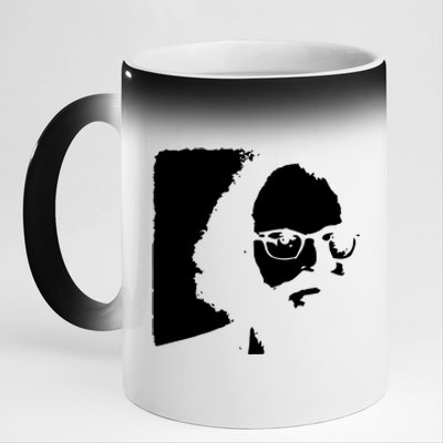 Allen Ginsberg Beat Generation Poet Poetry 11oz Black Color Changing Mug