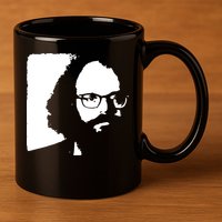 Allen Ginsberg Beat Generation Poet Poetry 11oz C Handle Ceramic Mug