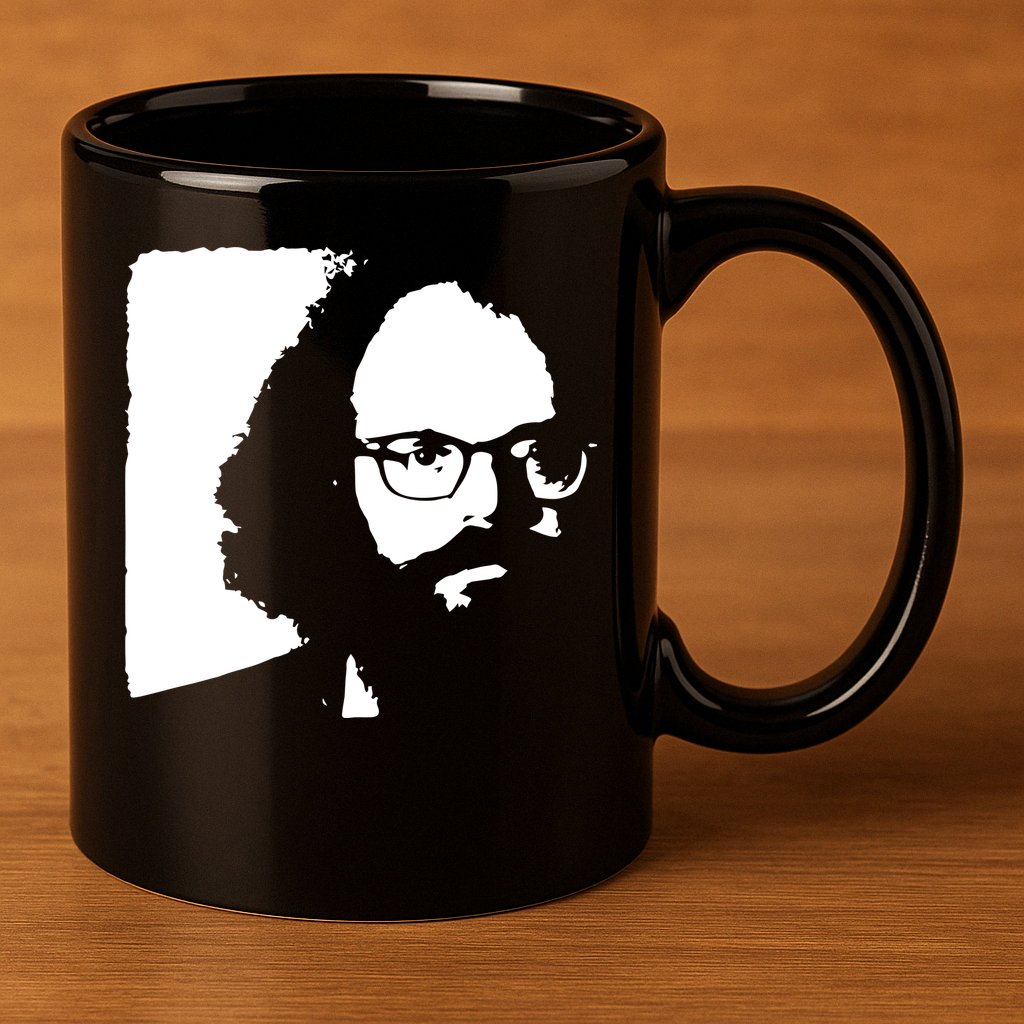Allen Ginsberg Beat Generation Poet Poetry 11oz C Handle Ceramic Mug