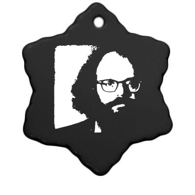 Allen Ginsberg Beat Generation Poet Poetry Ceramic Star Ornament