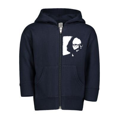 Allen Ginsberg Beat Generation Poet Poetry Toddler Zip Fleece Hoodie