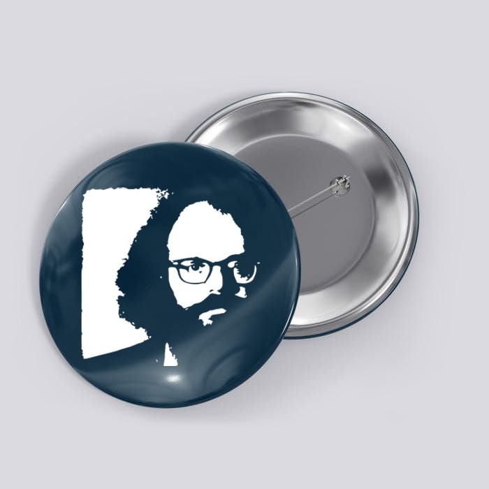 Allen Ginsberg Beat Generation Poet Poetry Button