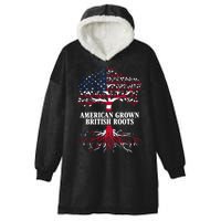 American Grown British Roots Hooded Wearable Blanket