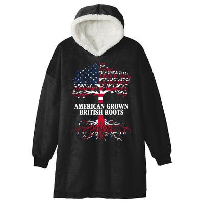 American Grown British Roots Hooded Wearable Blanket