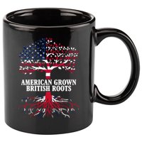 American Grown British Roots 11oz C Handle Ceramic Mug