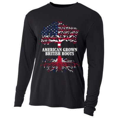 American Grown British Roots Cooling Performance Long Sleeve Crew