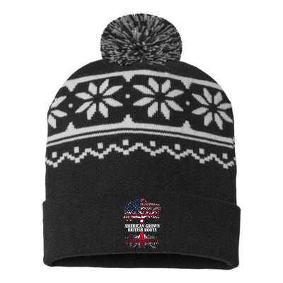 American Grown British Roots USA-Made Snowflake Beanie