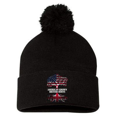 American Grown British Roots Pom Pom 12in Knit Beanie