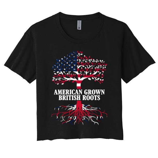 American Grown British Roots Crop Top