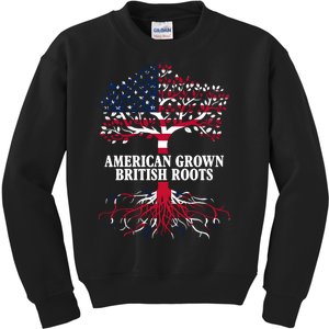 American Grown British Roots Kids Sweatshirt