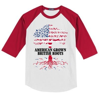 American Grown British Roots Kids Colorblock Raglan Jersey