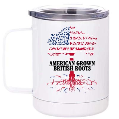 American Grown British Roots 12 oz Stainless Steel Tumbler Cup