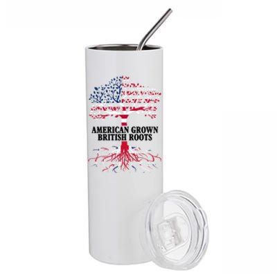 American Grown British Roots Stainless Steel Tumbler