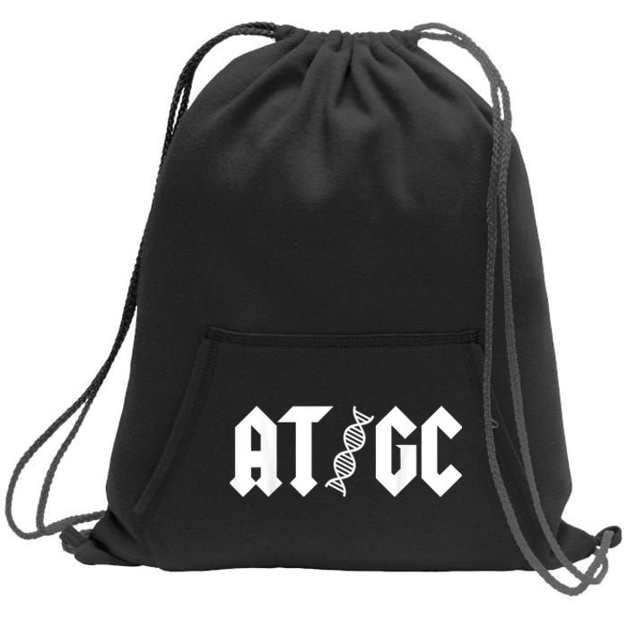 At Gc Biology Dna Strand Double Helix Teacher Pupil Student Sweatshirt Cinch Pack Bag