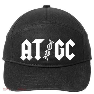 At Gc Biology Dna Strand Double Helix Teacher Pupil Student 7-Panel Snapback Hat