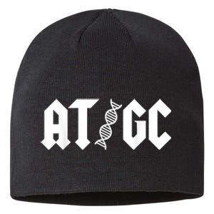 At Gc Biology Dna Strand Double Helix Teacher Pupil Student Sustainable Beanie