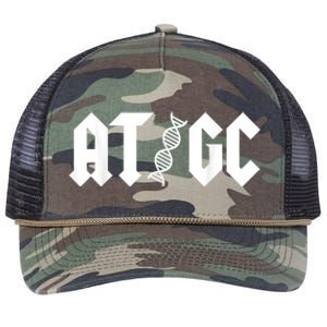 At Gc Biology Dna Strand Double Helix Teacher Pupil Student Retro Rope Trucker Hat Cap