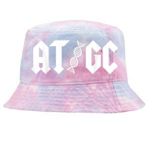 At Gc Biology Dna Strand Double Helix Teacher Pupil Student Tie-Dyed Bucket Hat