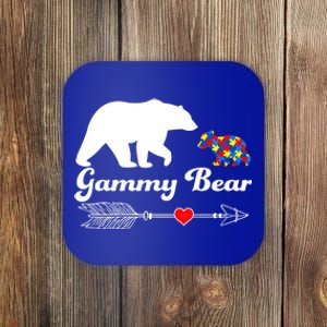 Autism Gammy Bear Puzzle Autism Awareness Autistic Support Funny Gift Coaster