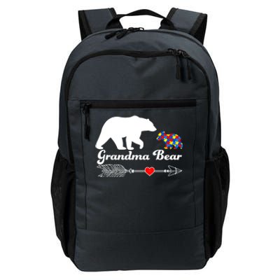 Autism Grandma Bear Autism Awareness Day Autistic Support Great Gift Daily Commute Backpack