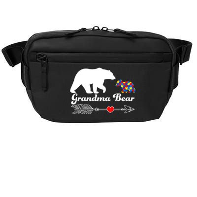 Autism Grandma Bear Autism Awareness Day Autistic Support Great Gift Crossbody Pack