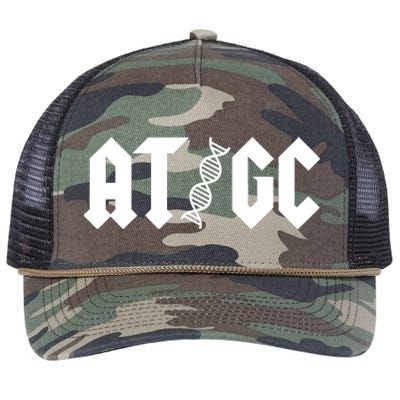 At Gc Biology Dna Strand Double Helix Teacher Pupil Student Retro Rope Trucker Hat Cap