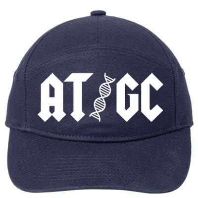 At Gc Biology Dna Strand Double Helix Teacher Pupil Student 7-Panel Snapback Hat