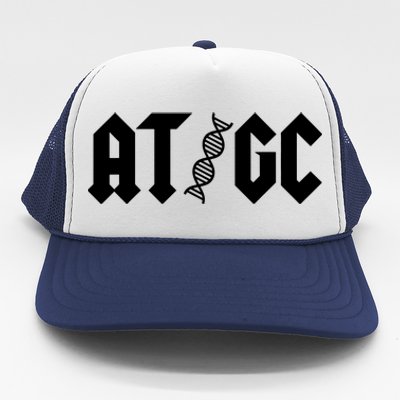 At Gc Biology Dna Strand Double Helix Teacher Pupil Student Trucker Hat