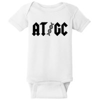 At Gc Biology Dna Strand Double Helix Teacher Pupil Student Baby Bodysuit