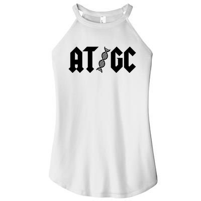 At Gc Biology Dna Strand Double Helix Teacher Pupil Student Women’s Perfect Tri Rocker Tank