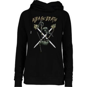 Alba Gu BráTh Scotland Forever Womens Funnel Neck Pullover Hood