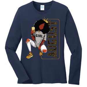 August Girl Birthday Melanin Afro Queen For Black Women Ladies Long Sleeve Shirt