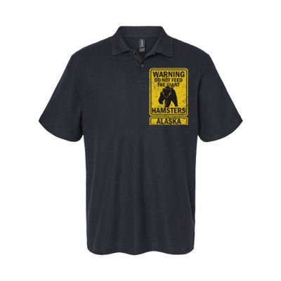 Alaska Grizzly Brown Kodiak Bear Softstyle Adult Sport Polo