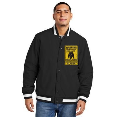 Alaska Grizzly Brown Kodiak Bear Insulated Varsity Jacket