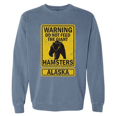 Alaska Grizzly Brown Kodiak Bear Garment-Dyed Sweatshirt