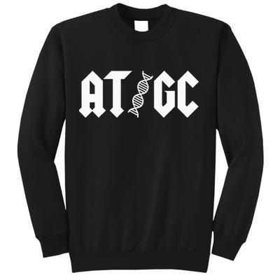 AT GC Biology DNA Strand Double Helix Teacher Pupil Student Sweatshirt