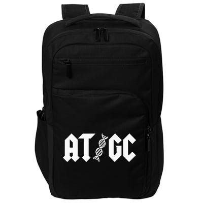 AT GC Biology DNA Strand Double Helix Teacher Pupil Student Impact Tech Backpack