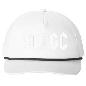 AT GC Biology DNA Strand Double Helix Teacher Pupil Student Snapback Five-Panel Rope Hat