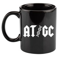 AT GC Biology DNA Strand Double Helix Teacher Pupil Student 11oz C Handle Ceramic Mug
