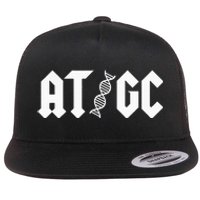 AT GC Biology DNA Strand Double Helix Teacher Pupil Student Flat Bill Trucker Hat